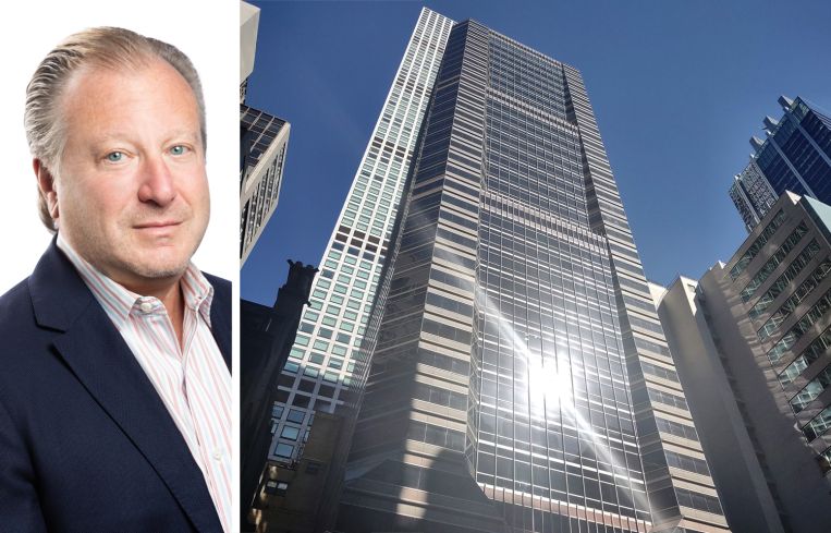 Avison Young Principal Larry Zuckerman and 65 East 55th Street.
