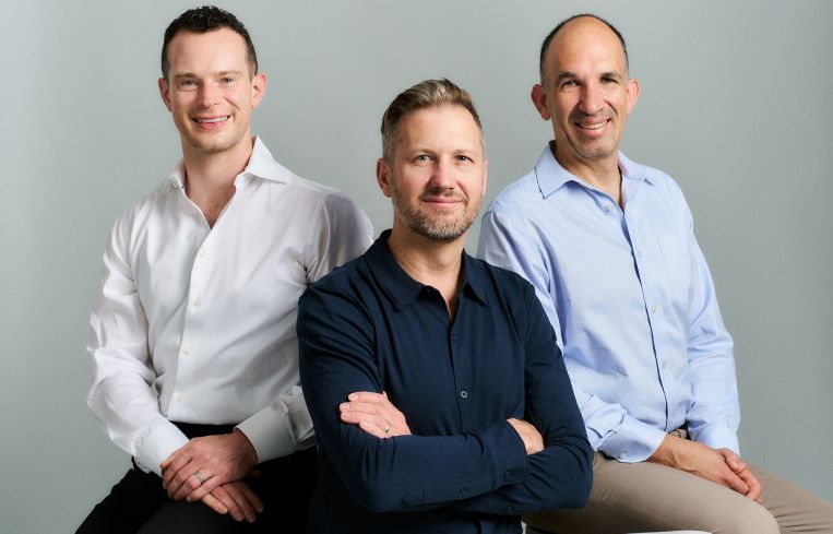 From left: Ben Waters, Paul Zeckser, and Dan Becker.