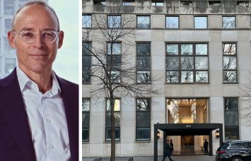 Naftali Group Chairman and CEO Miki Naftali and 800 Fifth Avenue.