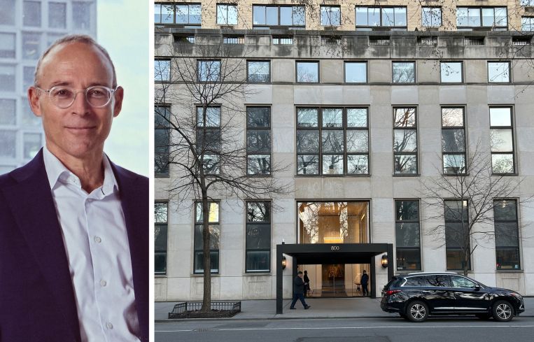 Naftali Group Chairman and CEO Miki Naftali and 800 Fifth Avenue.