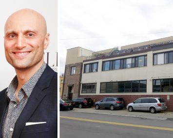 Faviana's Chief Operating Officer Navid Morad and 31-16 Hunters Point Avenue, Queens.