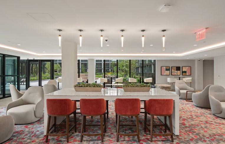 In total, Ruby Square features 50,000 square feet of amenities.