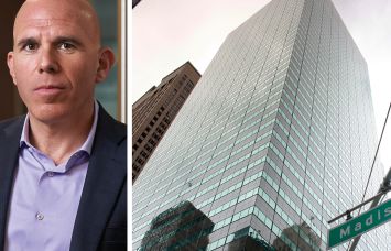 RXR Chairman and CEO Scott Rechler and 590 Madison Avenue.
