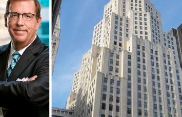 SL Green's Steven Durels and 11 Madison Avenue.