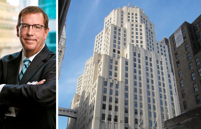 SL Green's Steven Durels and 11 Madison Avenue.