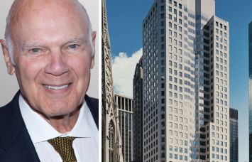 Vornado Realty CEO Steven Roth and 623 Fifth Avenue.