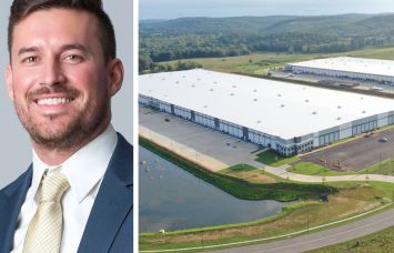 Affinius Capital's Tyler Figley and Georgia North Logistics’ Buildings 3 and 4.