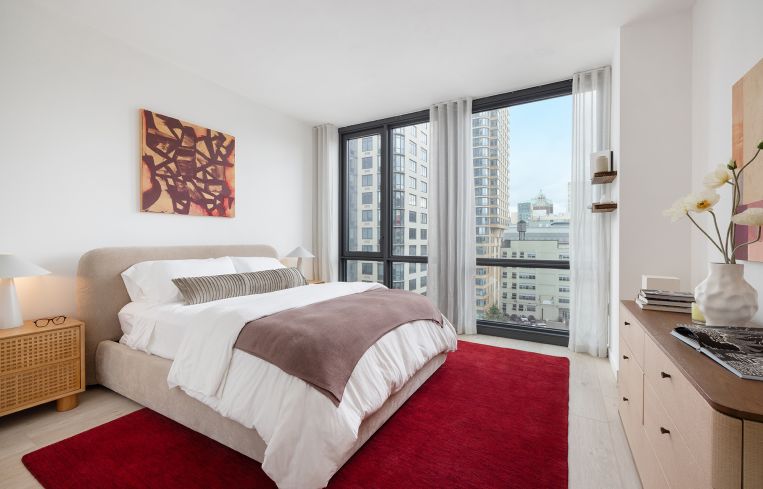 Units range from studios to two-bedrooms, and were designed with the views in mind.