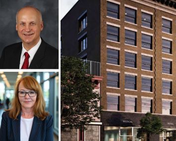 Bill Korchak and Ellen Herman of JLL, 521 Bergen Ave. in the South Bronx