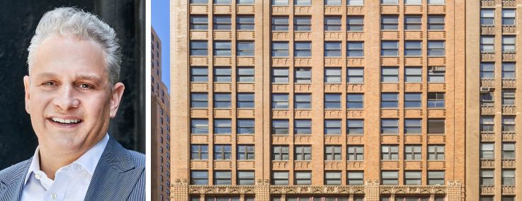 GFP Real Estate's Allen Gurevich and 505 Eighth Avenue.