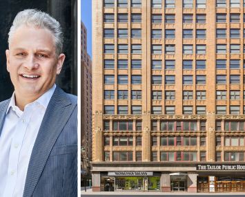 GFP Real Estate's Allen Gurevich and 505 Eighth Avenue.