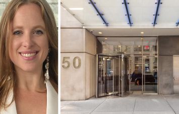 Alyssa Zahler, managing director of commercial leasing at Two Trees Management, and 50 West 23rd Street.