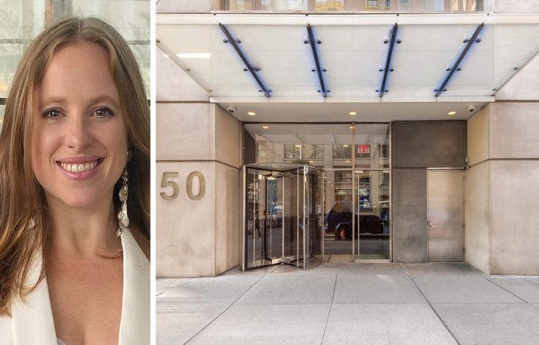 Alyssa Zahler, managing director of commercial leasing at Two Trees Management, and 50 West 23rd Street.