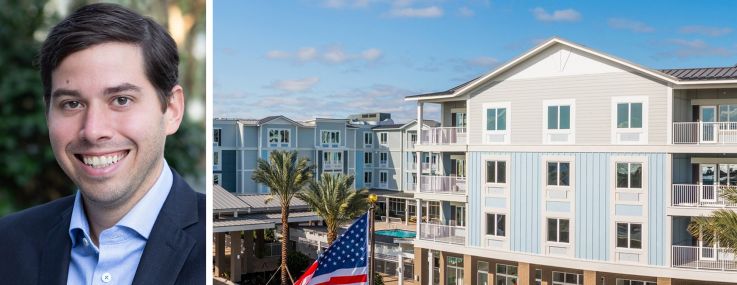 Peachtree Group's Jared Schlosser and Courtyard by Marriott Amelia Island.