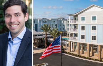 Peachtree Group's Jared Schlosser and Courtyard by Marriott Amelia Island.