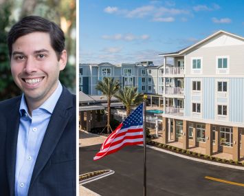 Peachtree Group's Jared Schlosser and Courtyard by Marriott Amelia Island.