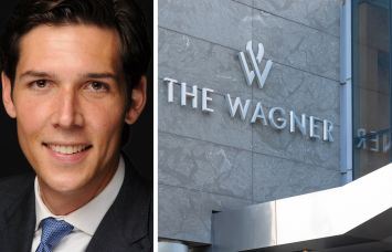 Charles Essig, managing director at Silver Creek Development, and the Wagner Hotel.
