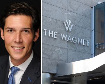 Charles Essig, managing director at Silver Creek Development, and the Wagner Hotel.