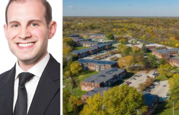 Greystone's Eric Rosenstock and Tiberon Trails Apartments in Merrillville, Ind.