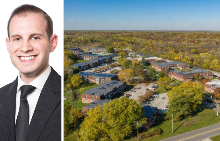 Greystone's Eric Rosenstock and Tiberon Trails Apartments in Merrillville, Ind.