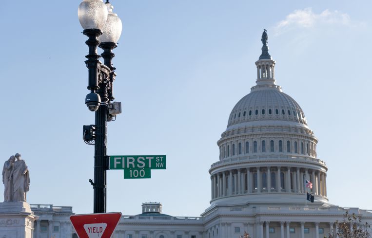 First Street NW street sign in Washington, D.C.