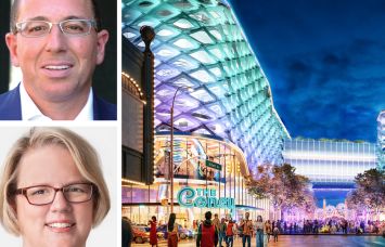 Thor Equities's Joe Sitt (top) and Melissa Gliatta (bottom), and a rendering of The Coney.