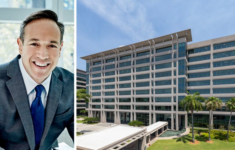 Blanca Commercial Real Estate's Juan Ruiz and the Waterford Business District.