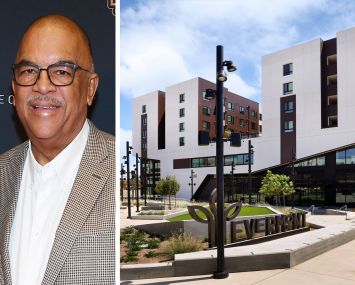 Ken Lombard, president and CEO of Bridge Housing, and The Evermont in Los Angeles.