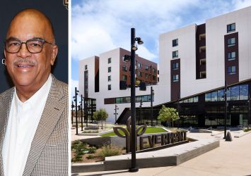 Ken Lombard, president and CEO of Bridge Housing, and The Evermont in Los Angeles.