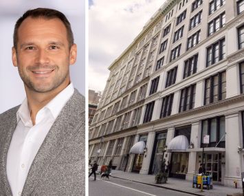 Savills's Kirill Azovtsev and 111 West 19th Street.