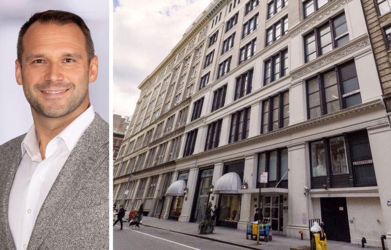 Savills's Kirill Azovtsev and 111 West 19th Street.