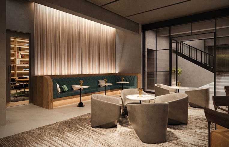Everything in the amenities space is designed so tenants can get a sense of community in an area built with comfort and luxury in mind.