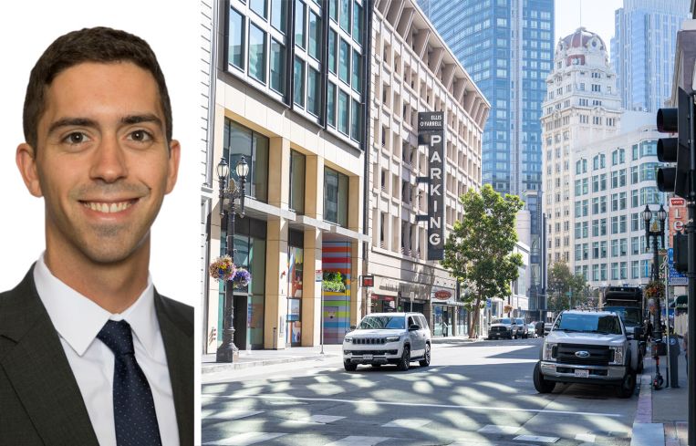 VTS's Max Saia and downtown San Francisco.