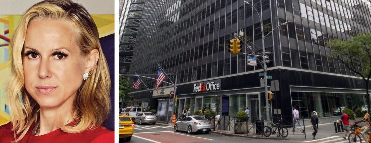 Rudin Management's Michael Rudin (top) and Samantha Rudin Earls, and 845 Third Avenue.