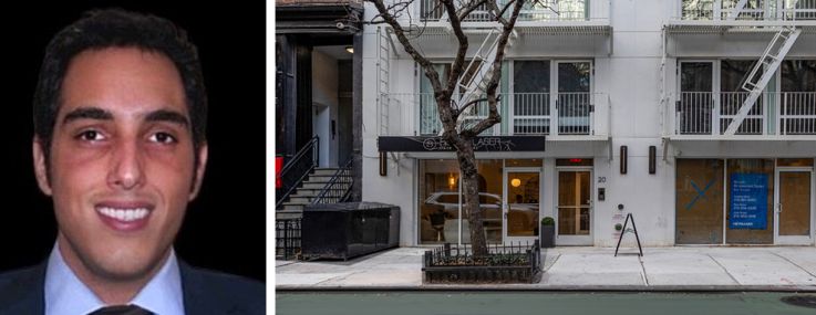 Michael Sherman of Baseline Real Estate Advisors (top), Kevin Esh of Esh Property Group (bottom), and 18-20 East 13th Street.