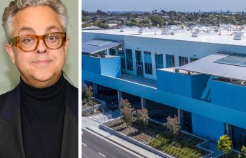 Canvas Worldwide CEO Paul Woolmington and Canvas Worldwide's new headquarters in El Segundo, Calif.