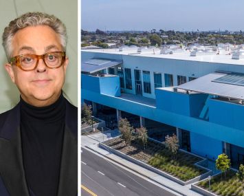 Canvas Worldwide CEO Paul Woolmington and Canvas Worldwide's new headquarters in El Segundo, Calif.