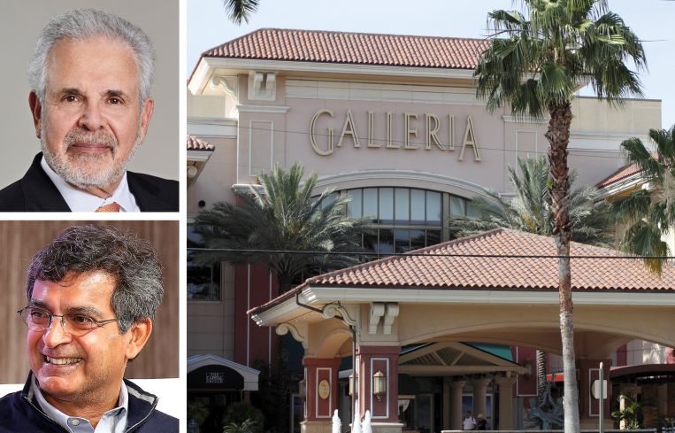 Russell Galbut (top), Sandeep Mathrani (bottom) and the Galleria at Fort Lauderdale, Fort Lauderdale, Fla.