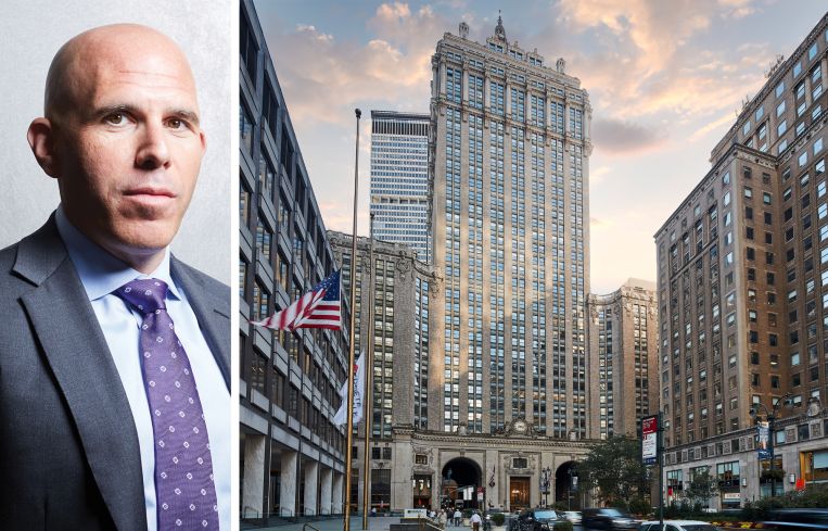 RXR's Scott Rechler and 230 Park Avenue.