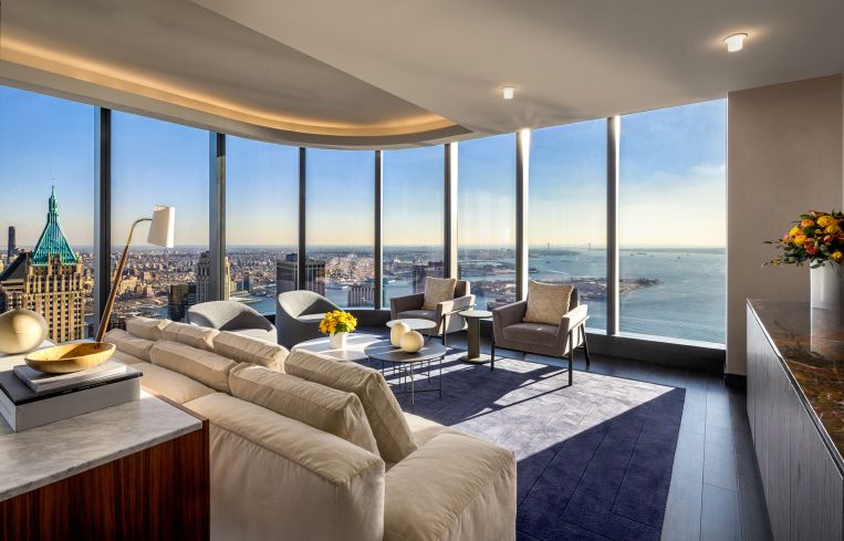 Enjoy coffee with a view in the residents' lounge.