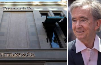 Tiffany and Company on Rodeo Drive in Beverly Hills, Bernard Arnault.