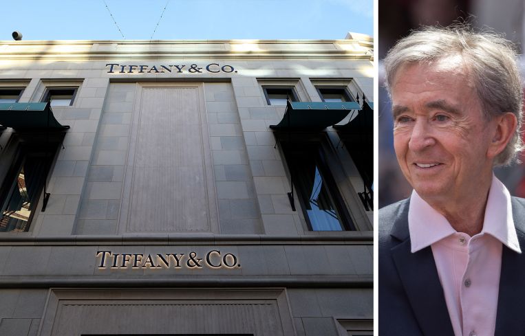 Tiffany and Company on Rodeo Drive in Beverly Hills, Bernard Arnault.
