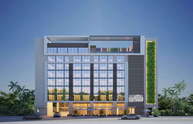 A rendering of VISIONS AT BRICKELL STATION.