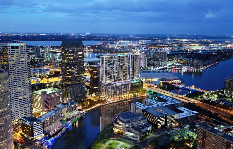 A rendering for Pendry Hotel & Residences in Tampa, Fla.