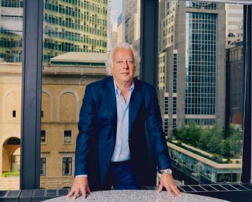Aby Rosen at RFR's 375 Park Avenue office.
