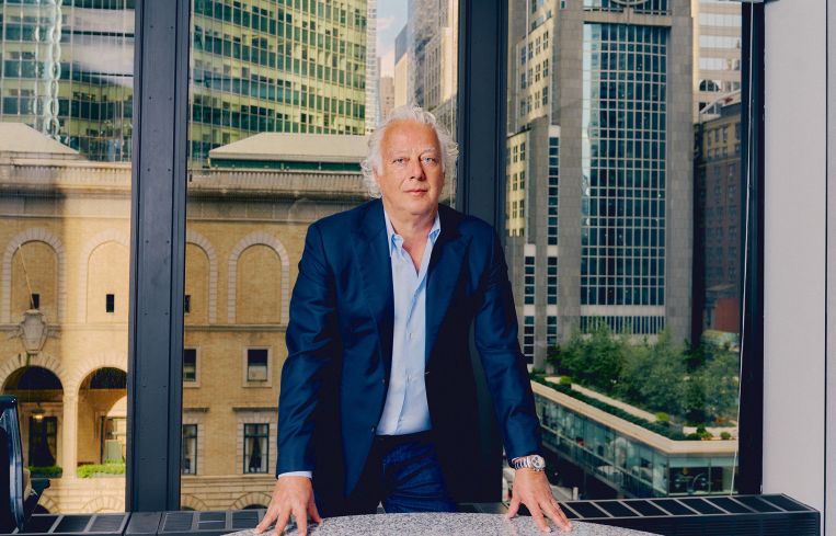 Aby Rosen at RFR's 375 Park Avenue office.