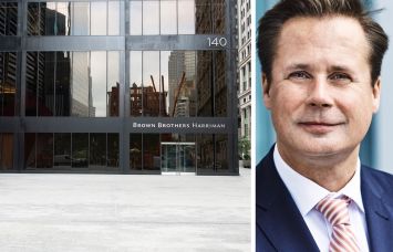 Ulrich Dischler, head of asset management overseas at Union Investment, and 140 Broadway.