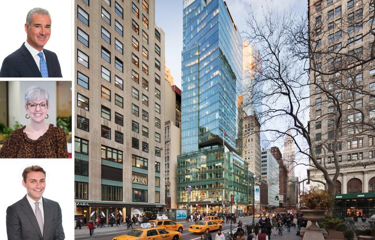 Vice Chairman Paul Glickman and Senior Vice Presidents Diana Biasotti and Harrison Potter of JLL, and 505 5th Avenue.