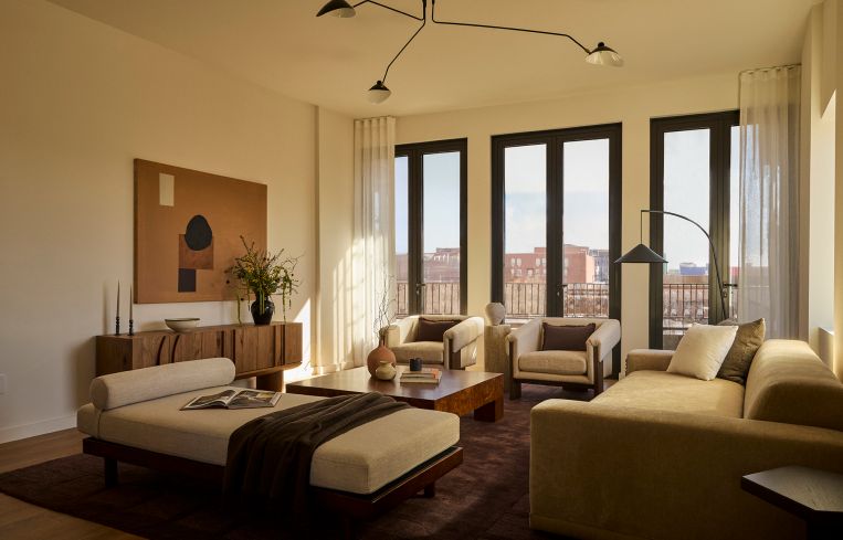 The Bergen features 53 distinct floor plans.