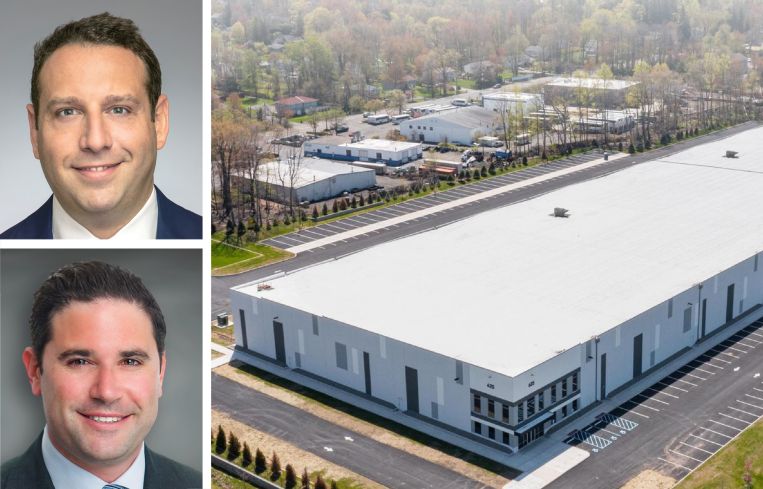 Walker & Dunlop's Aaron Appel (top) and Jonathan Schwartz (bottom), and Lincoln Logistics at 621 Corporate Way, Valley Cottage, N.Y.